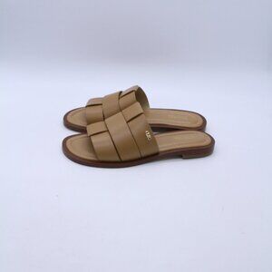 Michael Kors Ryland Flat Slide - Pale Peanut